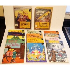 18 Total Arch Books Quality Religious Books for Children 4 are books & Cassettes